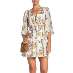 Bailey Blue Ivory Floral Dress